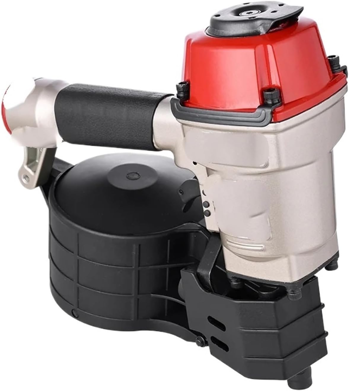 AALLYN Pneumatic Decorative Stapler CN55 Coil Nailer for Board Wood Work Furniture Sheathing Tool Air Pneumatic Roll Nail Gun