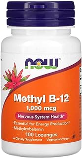 Metil B12 (Methyl B-12) 1,000mcg 100 Lozenges - Now Foods