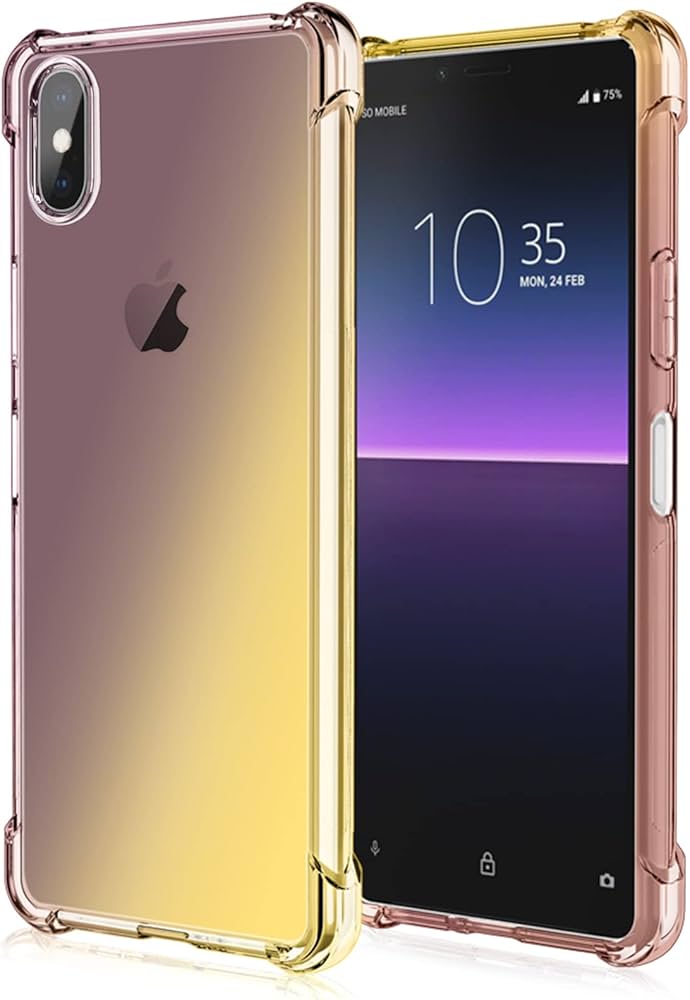 Amazon.co.jp: iPhone XS用 ケース/iPhone X用 ケース クリア TPU 薄型