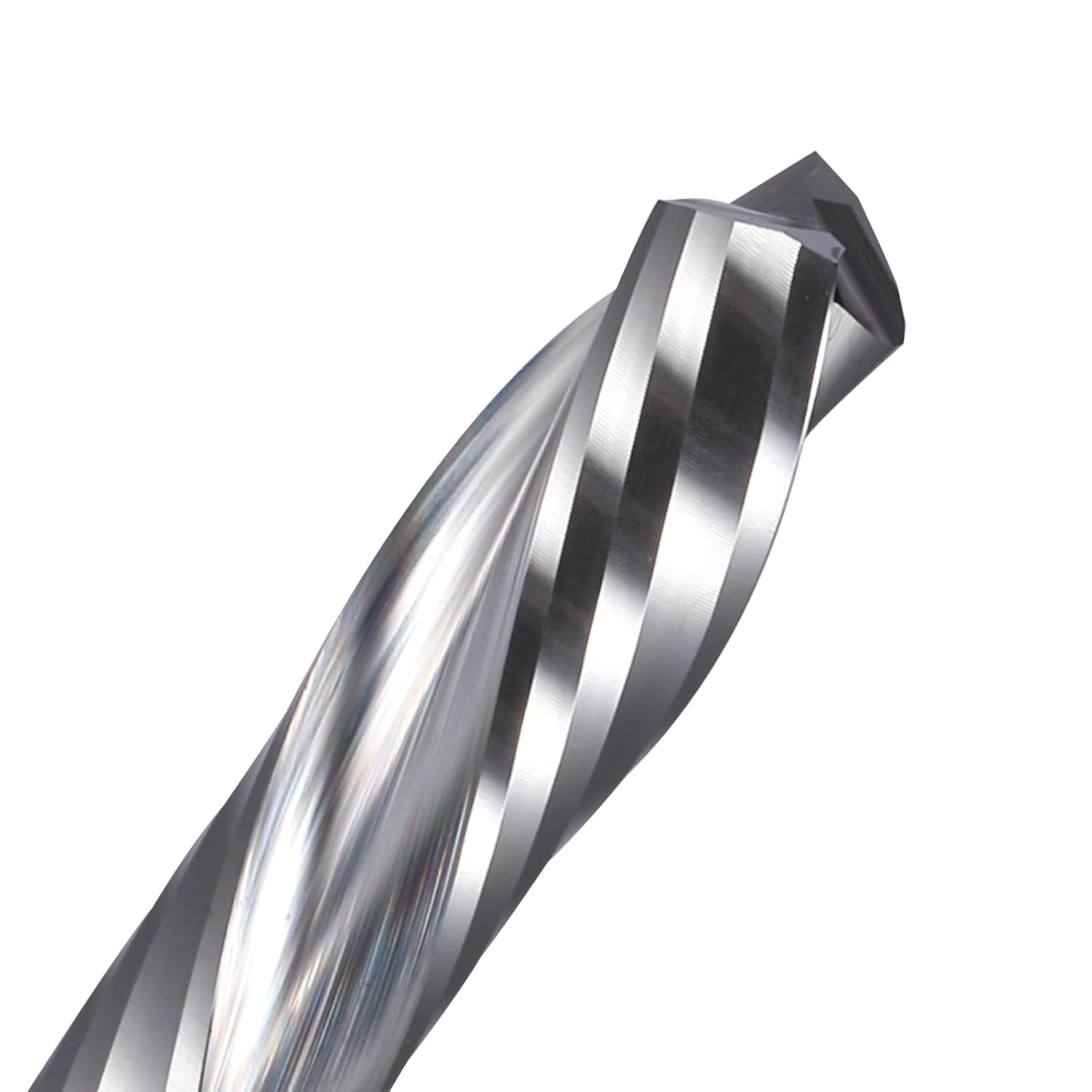 10Pcs 3.175 4 5 6mm 2 Flute Down Cut Solid Carbide Milling Cutter Spiral Router Bit End Mill Wood(6x32x60L)