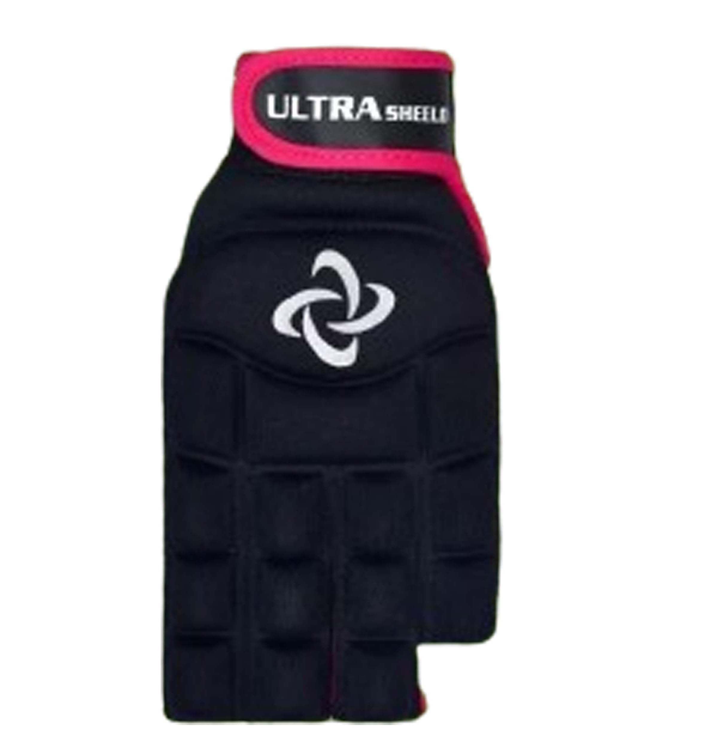 PREMZO Ultra-Pro Left Hand Field Hockey Glove Full Finger Protection flexible Comfortable Design Exceptional Grip Indoor (Pink Black, S)