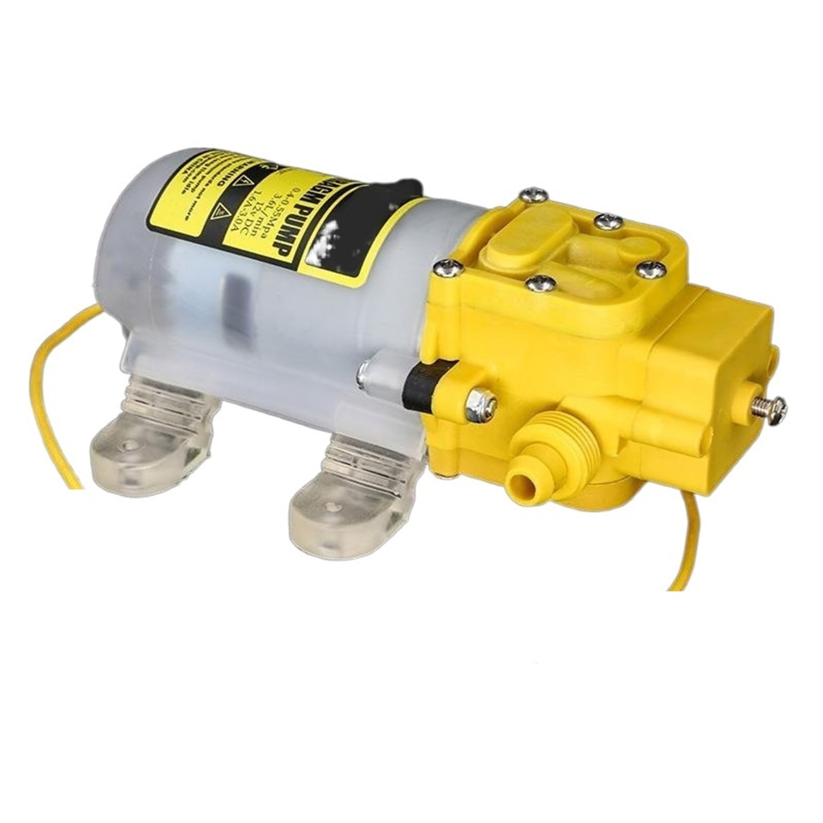 Bomba de micro diafragma 12V con doble rosca y caudal de 3.5 L/min para pulverización