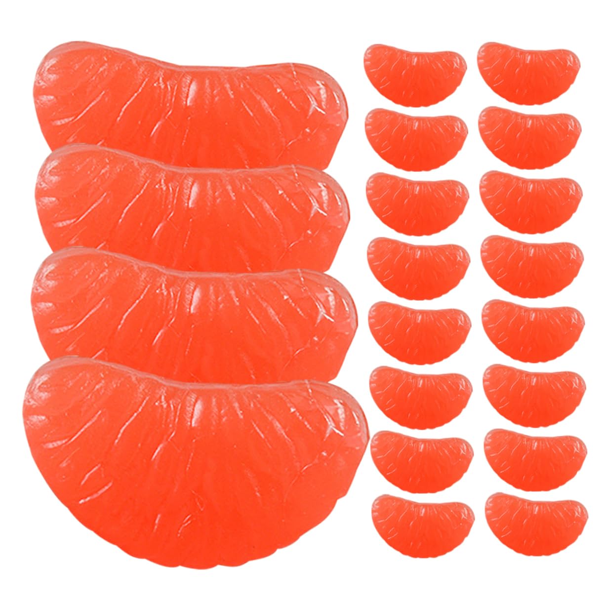 TOYANDONA 160stücke Mini Orangenscheiben Charms Deko Für -handwerk Handyhüllen Haarschmuck Mehr Realistische Fruchtscheiben Für Kreative Bastelprojekte