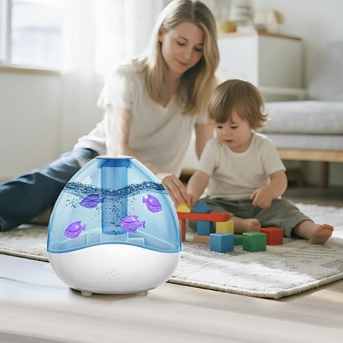 Miniatura 5 de Limpiador de tanque humidificador, Raipoment 10 filtros de humidificador universales para peces compatibles con gotas, gotas, humidificadores de