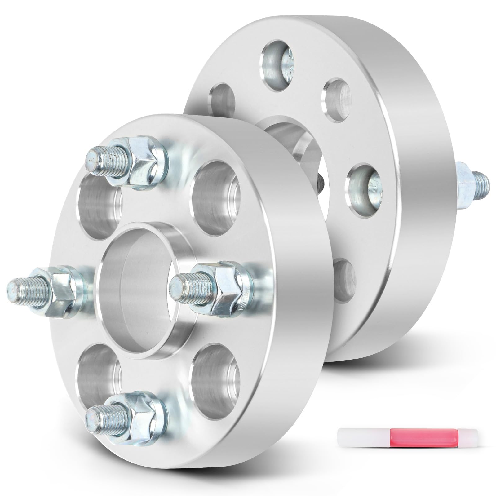 SCITOO 2Pcs 4x100 Wheel Spacers 1.25 inch for Mazda/for Toyota Silver