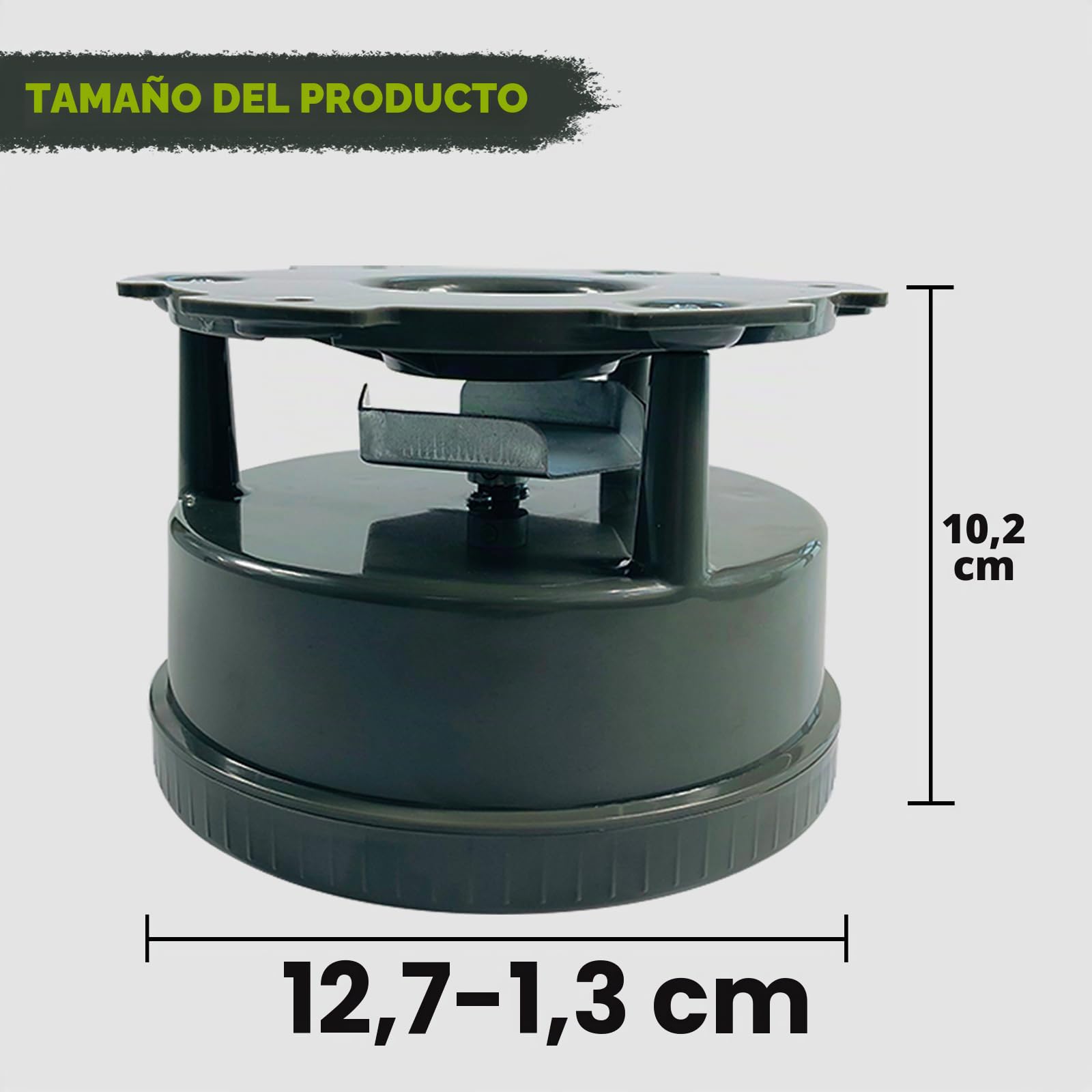 Highwild Kit de alimentador de Ciervos – Temporizador Digital – Placa giratoria de Metal – fácil configuración – Todo en uno