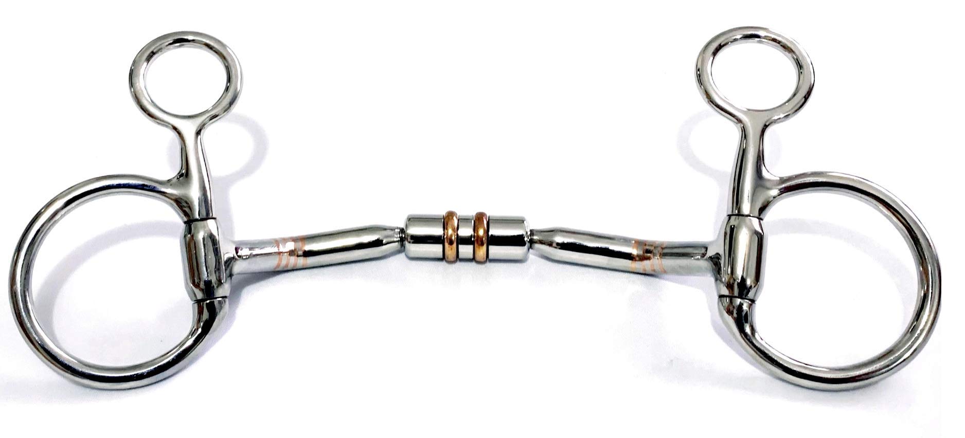 Baucher Hanging Cheek Horse Bit Mullen Barrel Snaffle Bit All sizes (5.5")