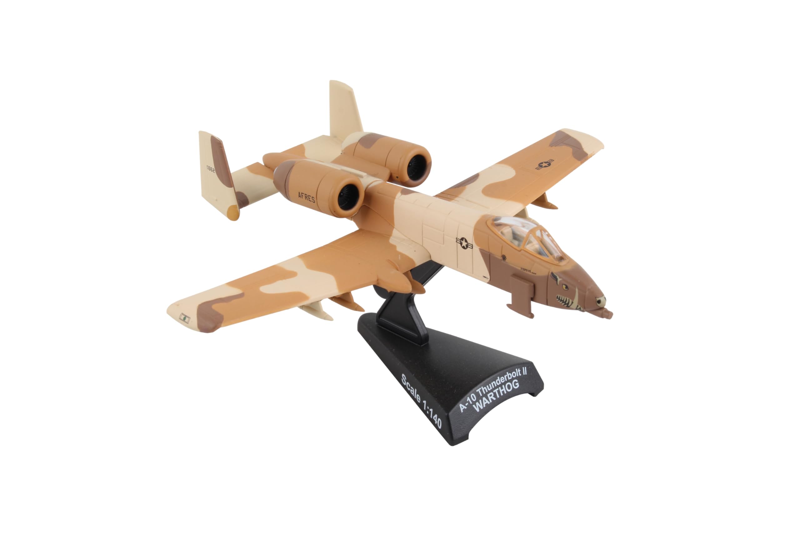 Daron A-10 Thunderbolt II Die-Cast Model – 1:140 Scale Close Air Support Aircraft, 30mm GAU-8 Avenger Cannon, 4.625” Length x 5” Wingspan, Adult Collectible Ages 14+