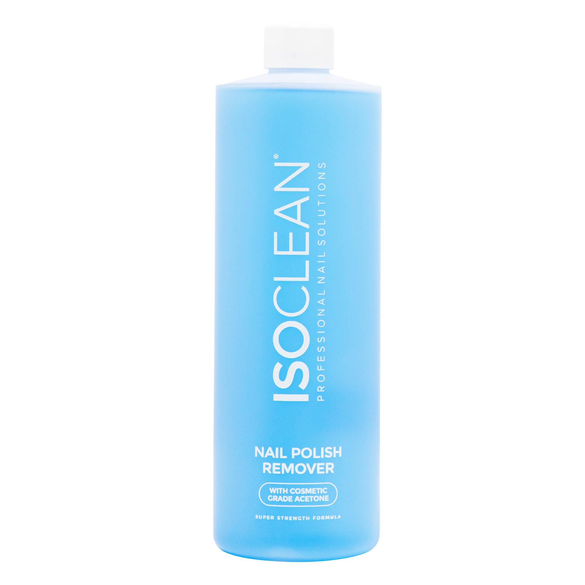 Isoclean Nail Polish Remover With Cosmetic Grade Acetone Super Strength Formula 500Ml