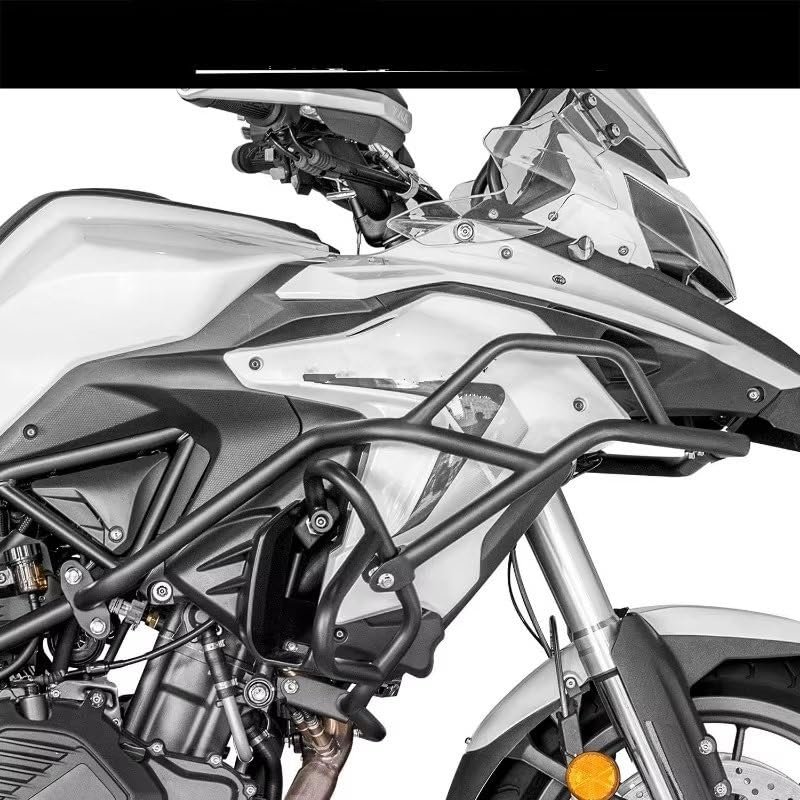 Paramotore Tubolare Per Benelli Per TRK502X Protezione Motore Barra Protezione Paraurti Superiore Inferiore Moto Anticaduta Motorcycle motore Paraurti
