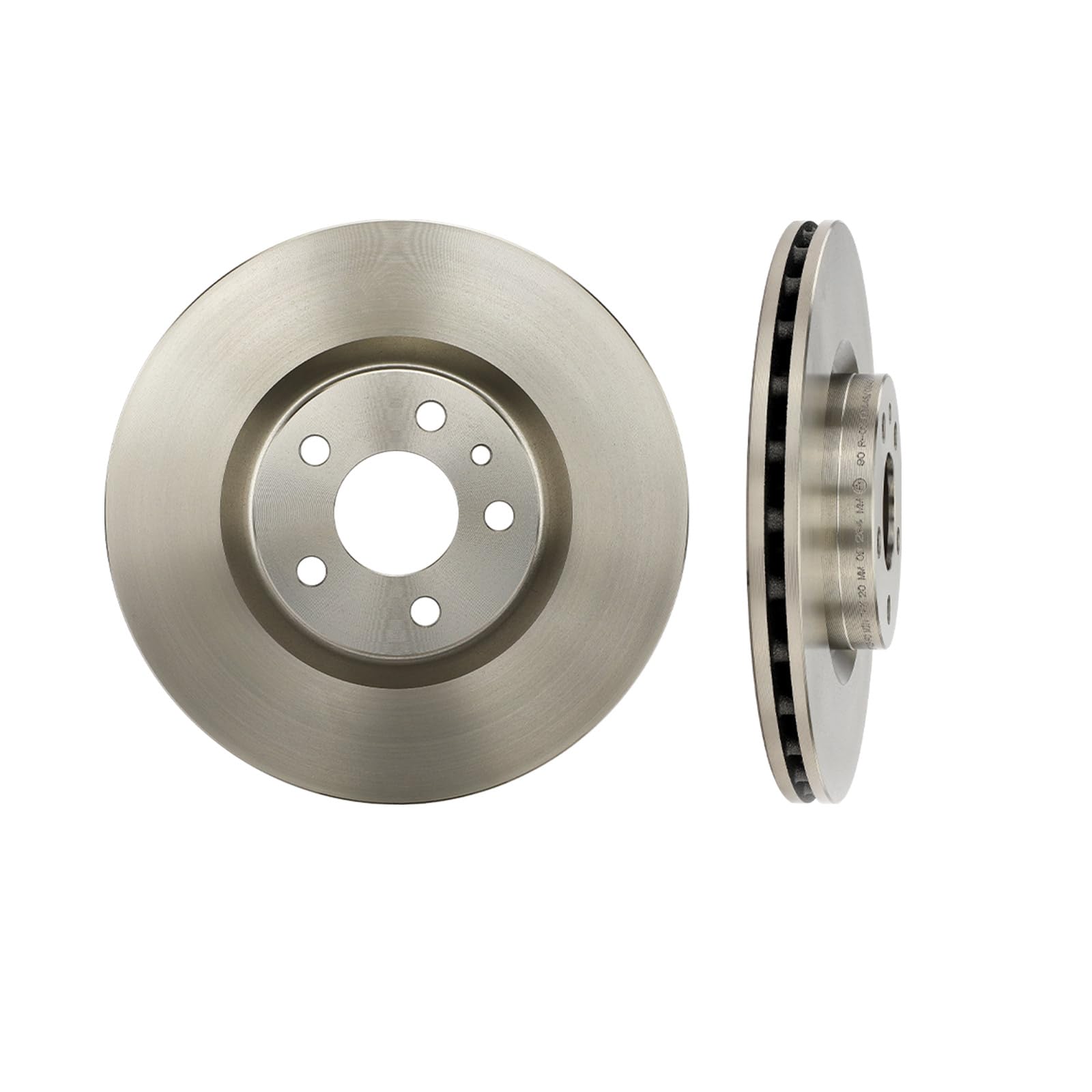 Frankberg Set freni incl. 2x Dischi Freno + 4x Pastiglie dei Freni Anteriore Compatibile con 500L 351 352 Replace# 51884303,51937218