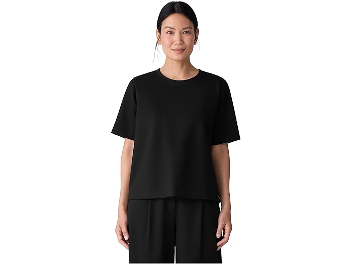 Lightweight Ponte Crew Neck Tee - Image 1