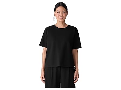 Eileen Fisher Lightweight Ponte Crew Neck T-Shirts Women
