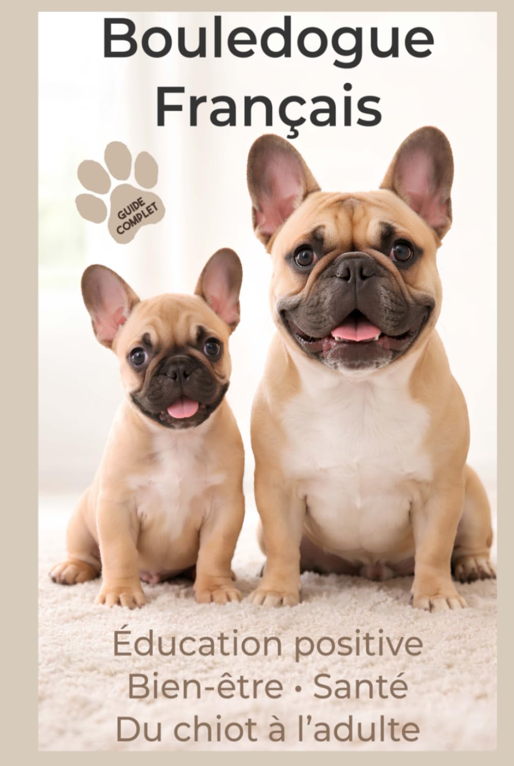 Bouledogue Français : Éducation positive, Comportement, Bien-Être et Soins: Chiot, Adulte, Couleurs Officielles & Rares, Hygiène, Santé, Alimentation, ... Canin Le Grand Guide des Races de Chiens)