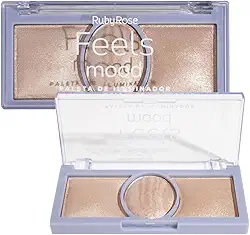 Ruby Rose - Paleta Iluminador Feels Mood 03 Cores Hb 7530-1