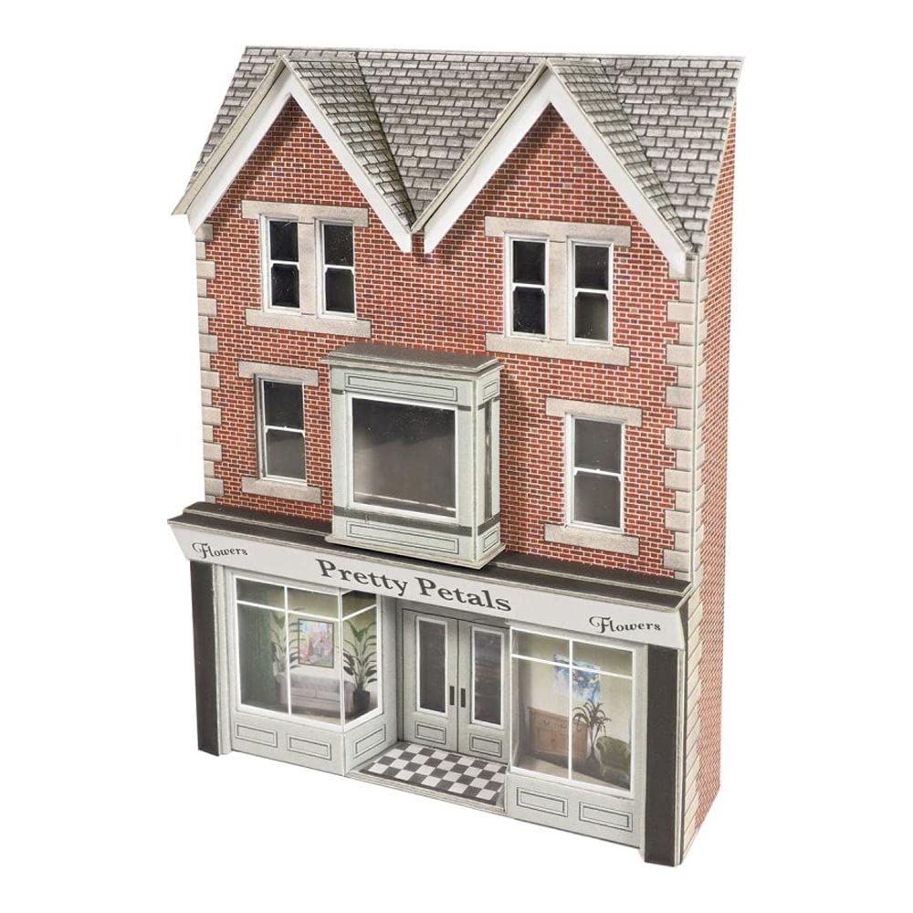 Metcalfe PO374 Low Relief No.7 High Street Shop Front Card Kit