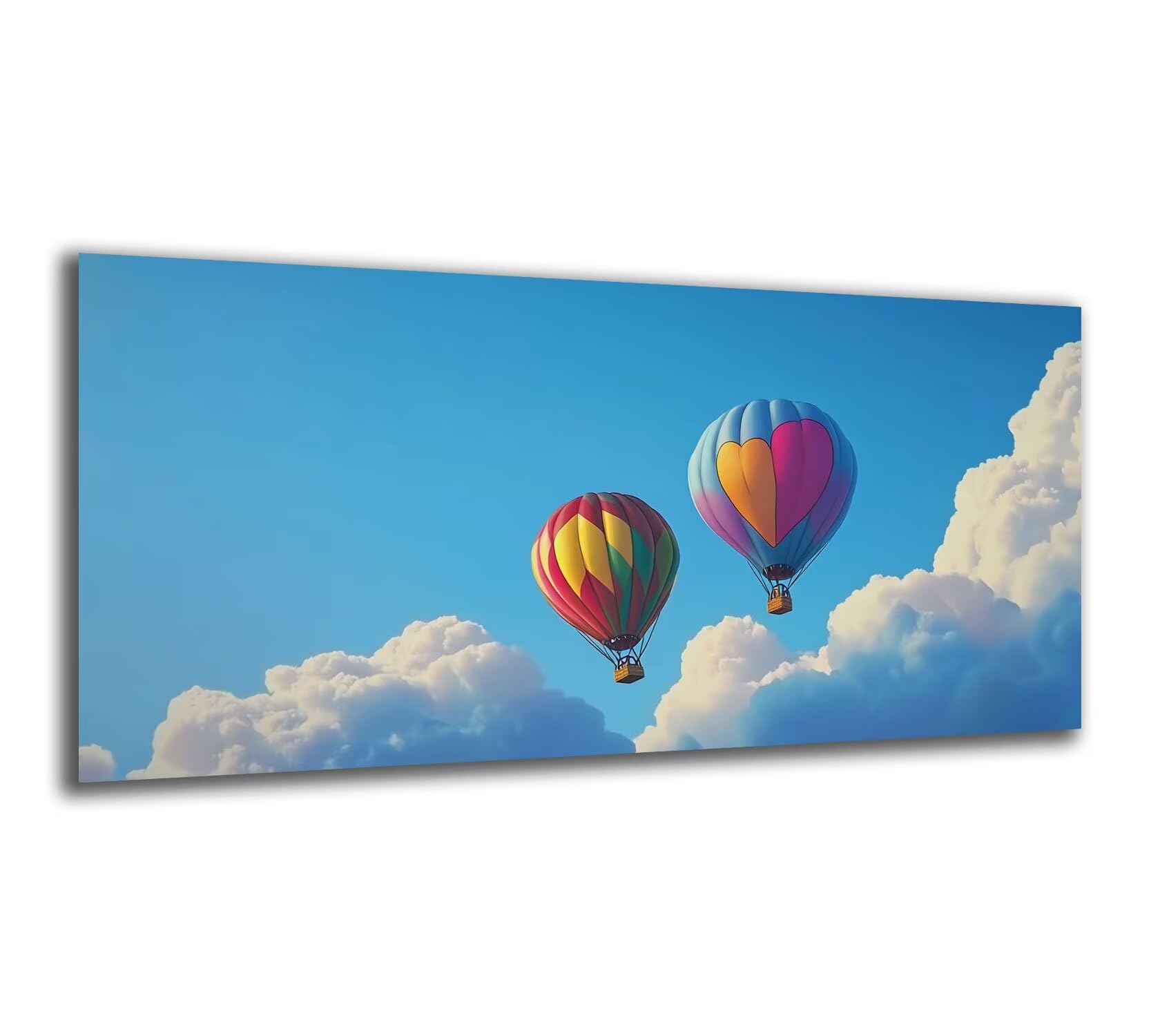 Malen Nach Zahlen Groß 120X60cm Malen Nach Zahlen ab 7 8 9 10 Jahre Mädchen Landschaft DIY Handgemalt Ölgemälde Set für Anfänger Kinder, Wolken Paint by Number Mit Pinseln Acrylfarbe,No Rahmen-z769