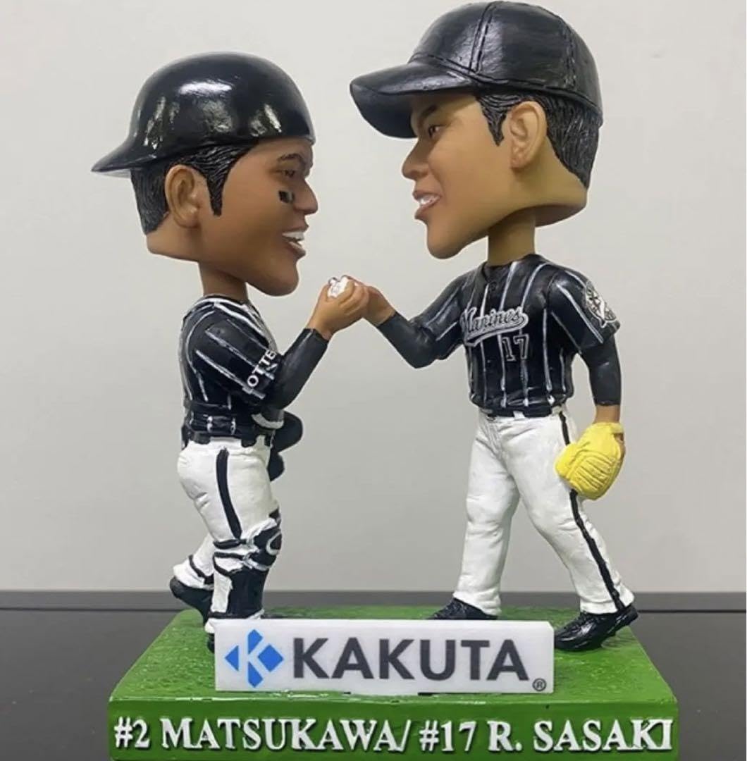 Amazon.co.jp: ZOZOマリン 佐々木朗 松川虎 ボブルヘッド 千葉ロッテ