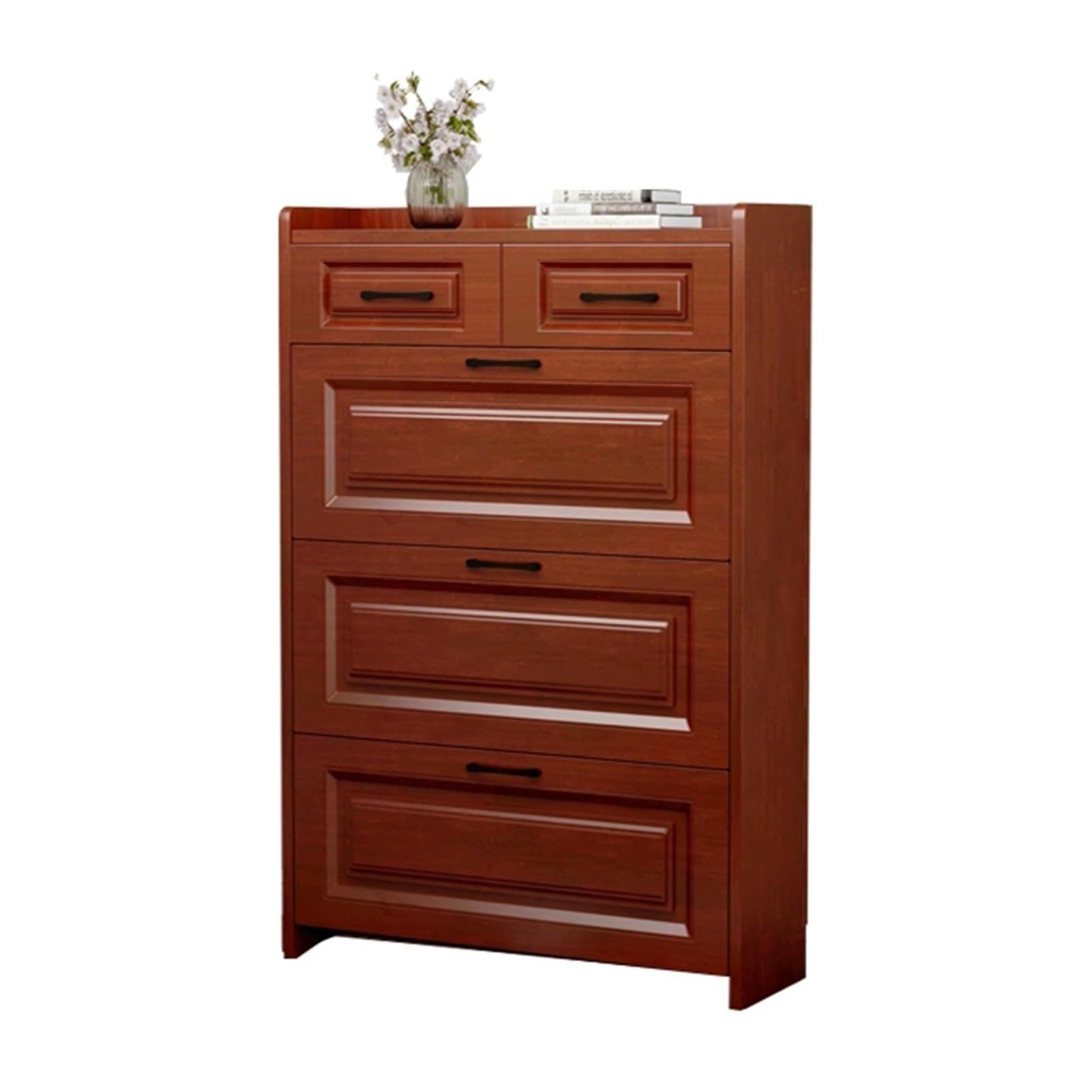 Schuhschrank, Schuhschrank Schmal Schuhregal, Platzsparend Regal für Schuhe, Multifunktional Schuhablage Schuhaufbewahrung, für Flur, Wohnzimmer, Schlafzimmer(120x100x17cm/47.2x39.4x6.7in)