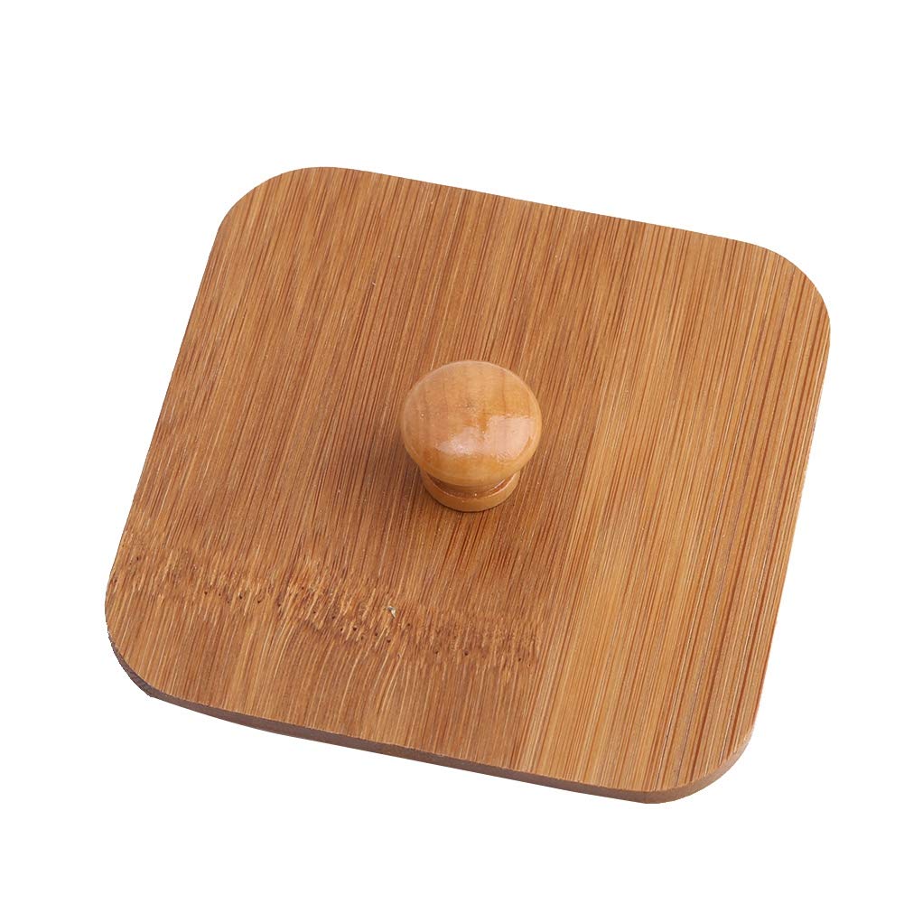 Piatto da portata in ceramica con coperchio in bambù per frutta, noci, dessert, condimenti, perfetto per servire antipasti, noci, caramelle, snack, vassoio a 6 scomparti