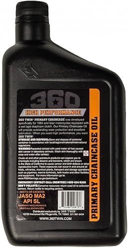 Miniatura 3 de Aceite de cadena primaria de alto rendimiento para motocicletas V-Twin Harley Davidson (1 cuarto de galón)