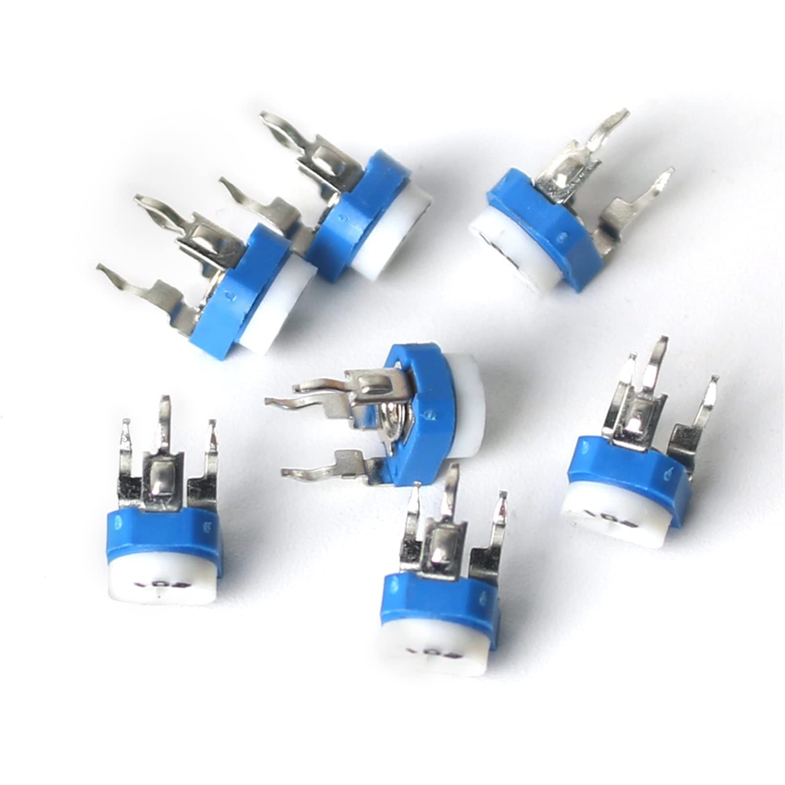 Energie verbrauchende Komponenten 10PCS 204 200K Ohm 3296W Trimpot Trimmer Potentiometer 3296 Variabler Widerstand