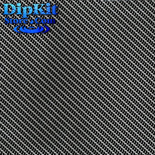 Hydrographics Dip Kit Store - DipKitStore - Water Transfer Printing – CF-18-21 - Diagonal Black & Clear Carbon Fiber (Entry Level)