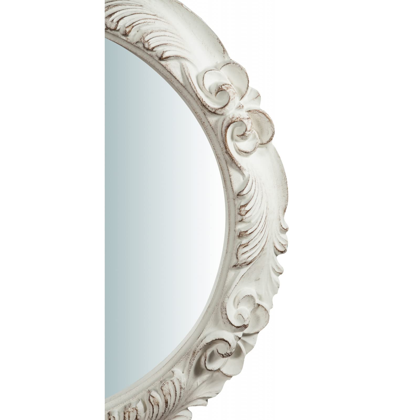 Biscottini Specchio shabby chic da parete 65x65 cm | Specchi decorativi da parete | Specchio ingresso