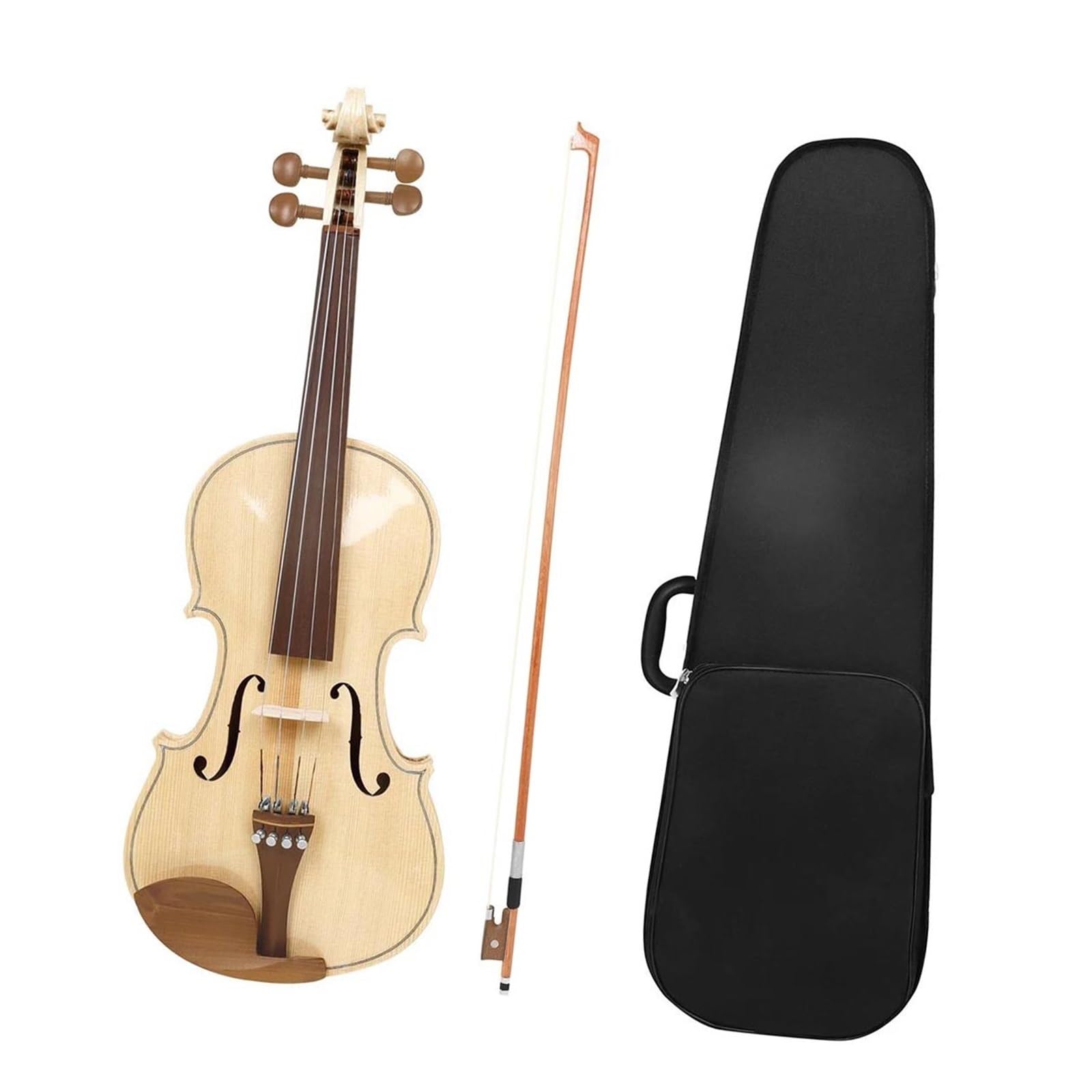 Violín Acústico 4/4 Con Tapa De Pícea Y Diapasón De Arce Instrumentos Musicales Y Accesorios Instrumento De Violín(3/4)