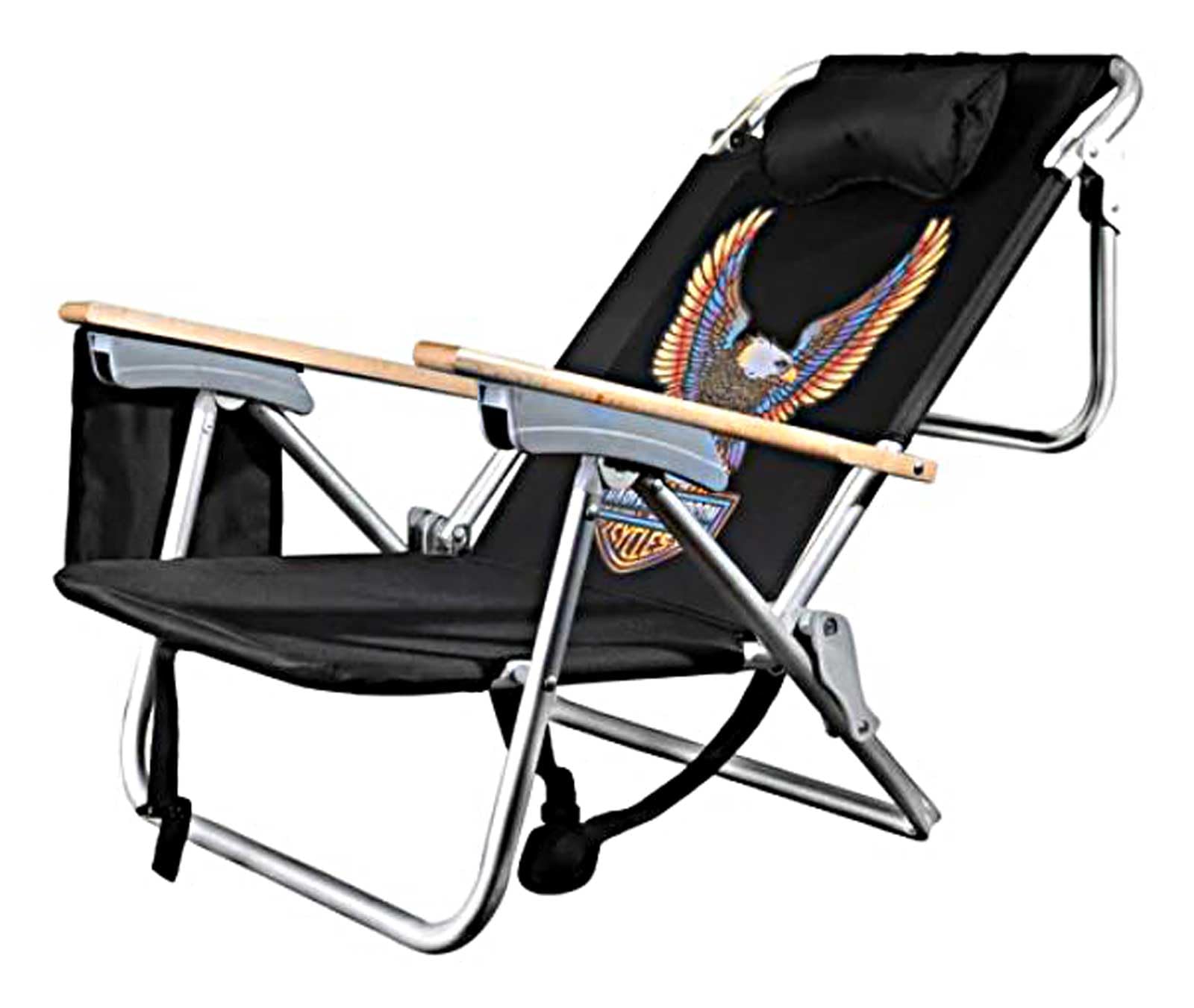 ⭐︎【希少品！】ハーレーアウトドアチェア ロゴ付き Amazon.com : Harley-Davidson Vivid Bar & Shield Eagle Graphic