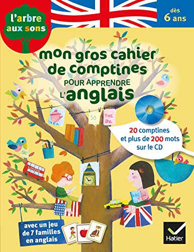 Télécharger Mon gros cahier de comptines pour apprendre l'anglais (L'Arbre aux Sons) Livre eBook France