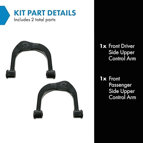 Miniatura 2 de TRQ Juego de brazos de control superiores delanteros compatibles con Toyota Tacoma 1995-2004