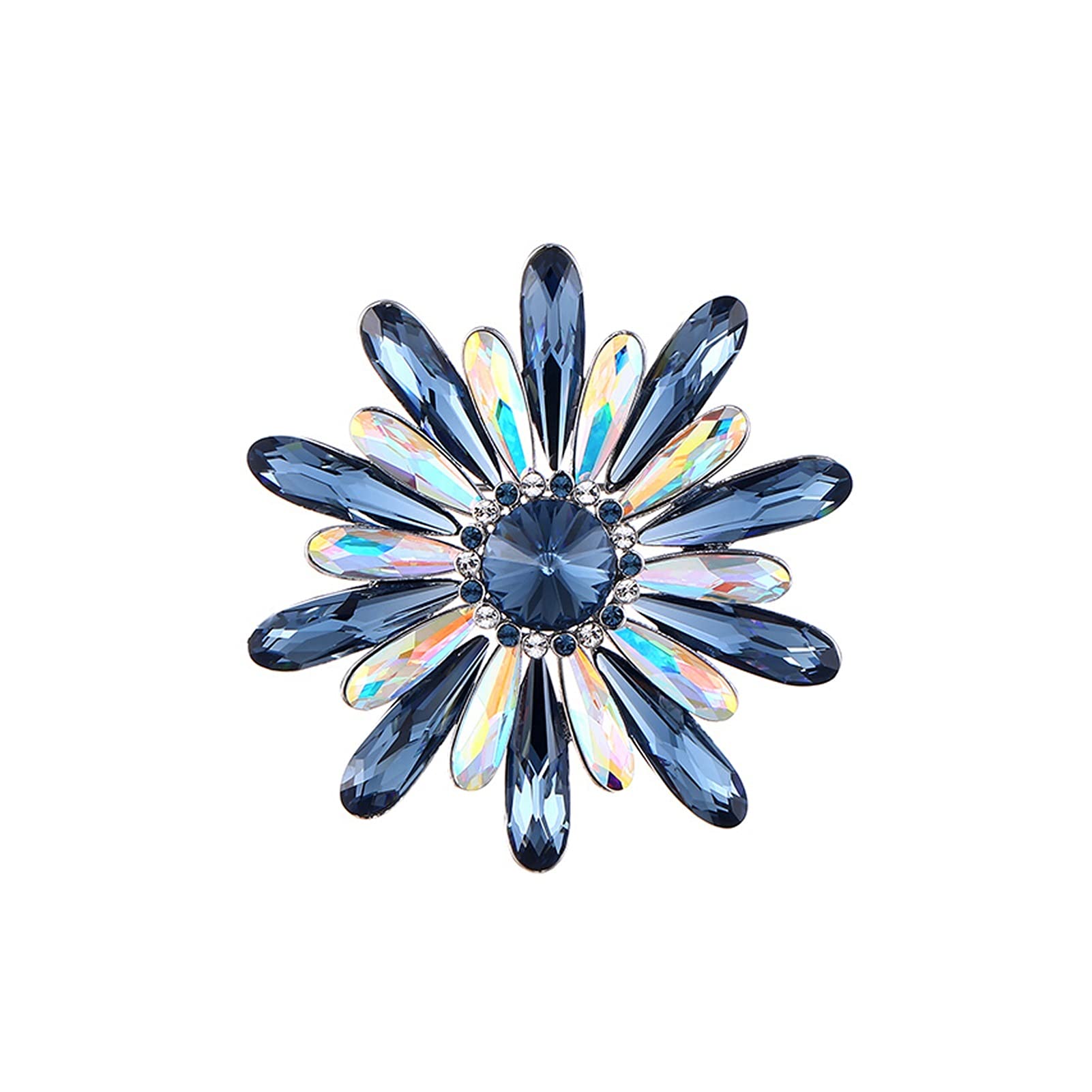 Broche para Mujer, joyería Elegante, Broche de Flores, Fiesta navideña, Cristal de imitación, Temperamento de señora, Ramillete, suéter, Chal, alfileres, Regalo de cumpleaños para Esposa, broches