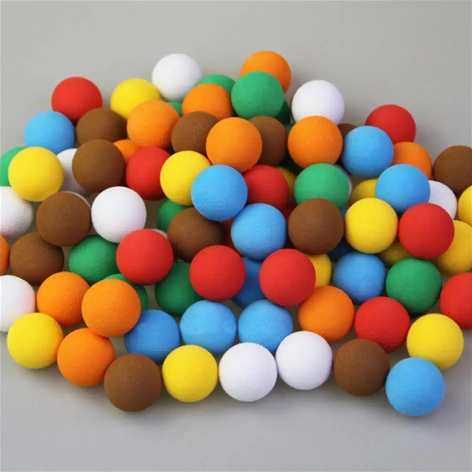 Golf-Schaumstoffball, Schaumstoff-Golfbälle Mehrfarbig 2,15 cm 40 STK