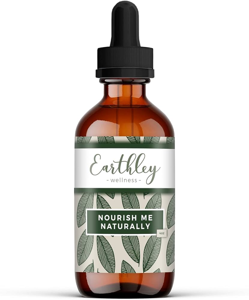 Amazon.com: Earthley Wellness Nourish Me Naturally, Liquid Herbal Multivitamin for Whole Family Wellness, Bioavailable Plant-Based Nutrition, Herbs Like Nettle and Alfalfa Leaf, Trace Minerals Alcohol-Free (4oz) : Health & Household