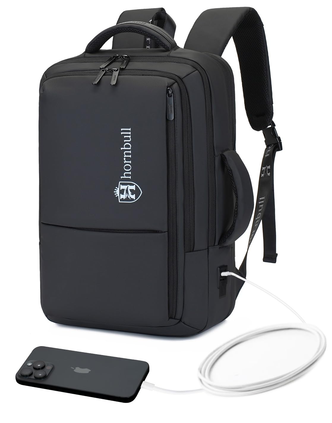 HORNBULL Zurich Backpack 42L Office Travel 17 inch Laptop Backpack 3 in 1 Expandable & Convertible USB & Type-C Port Wate... - Review, Price and Buying Guide