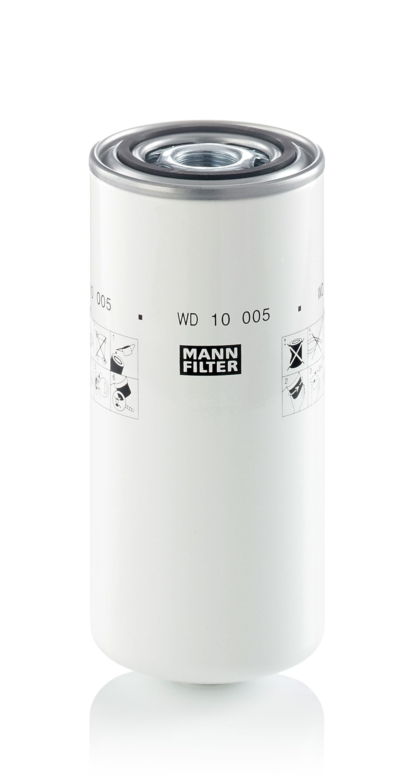 MANN-FILTER WD 10 005 Filtro de aceite Hidráulico - para Aplicaciones fuera de autopista