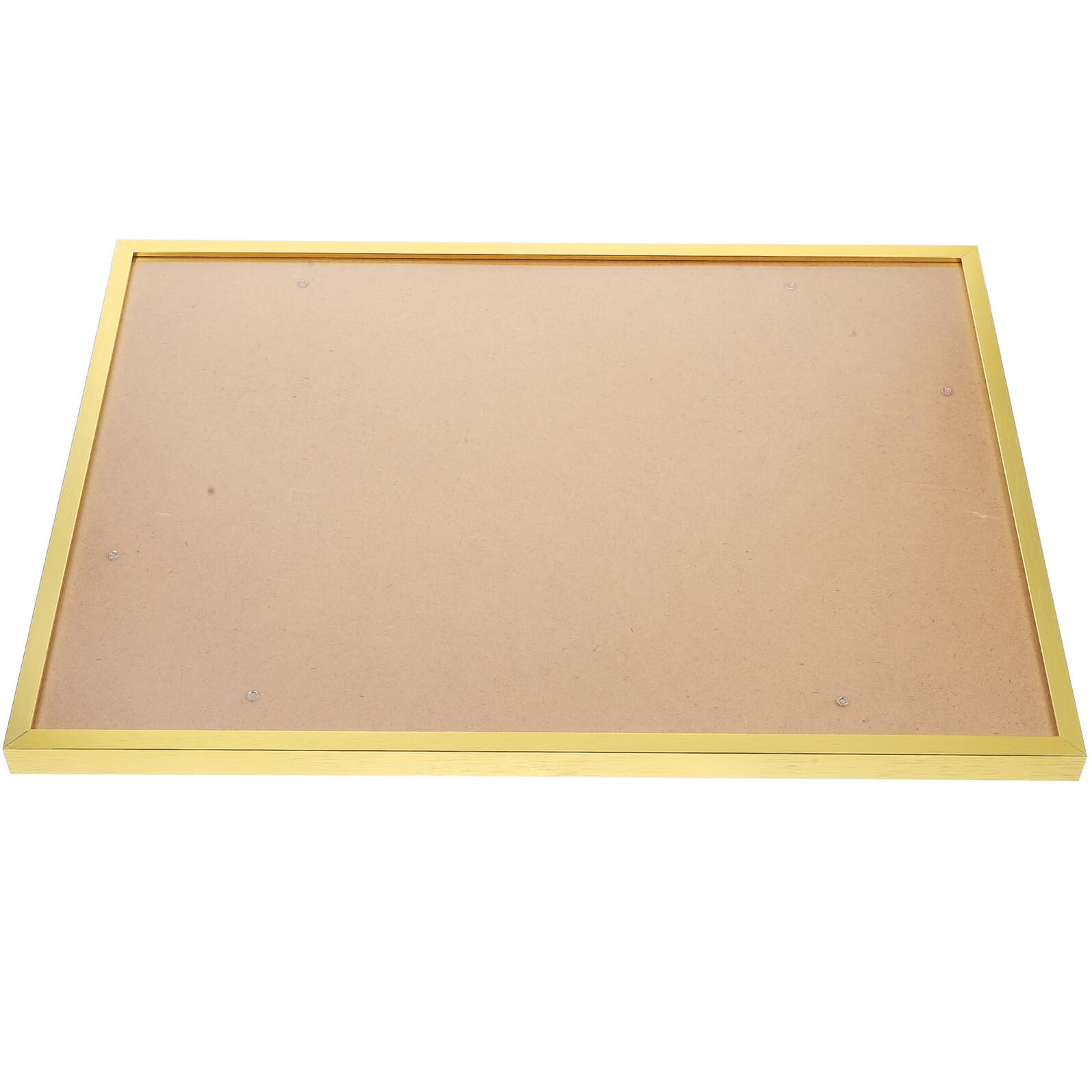 Cadre photo mural A3 en aluminium or brillant pour affiches élégantes