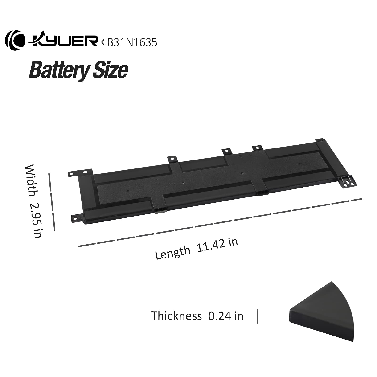 B31N1635 Batteria per Asus VivoBook 17 X705 F705 M705 N705 A705 R702 X705U X705UA X705UB X705UF X705UV X705M X705MA X705MB X705Q X705QA M705B M705BA F705M F705MA F705U F705UA F705Q F705QA A705U A705UA