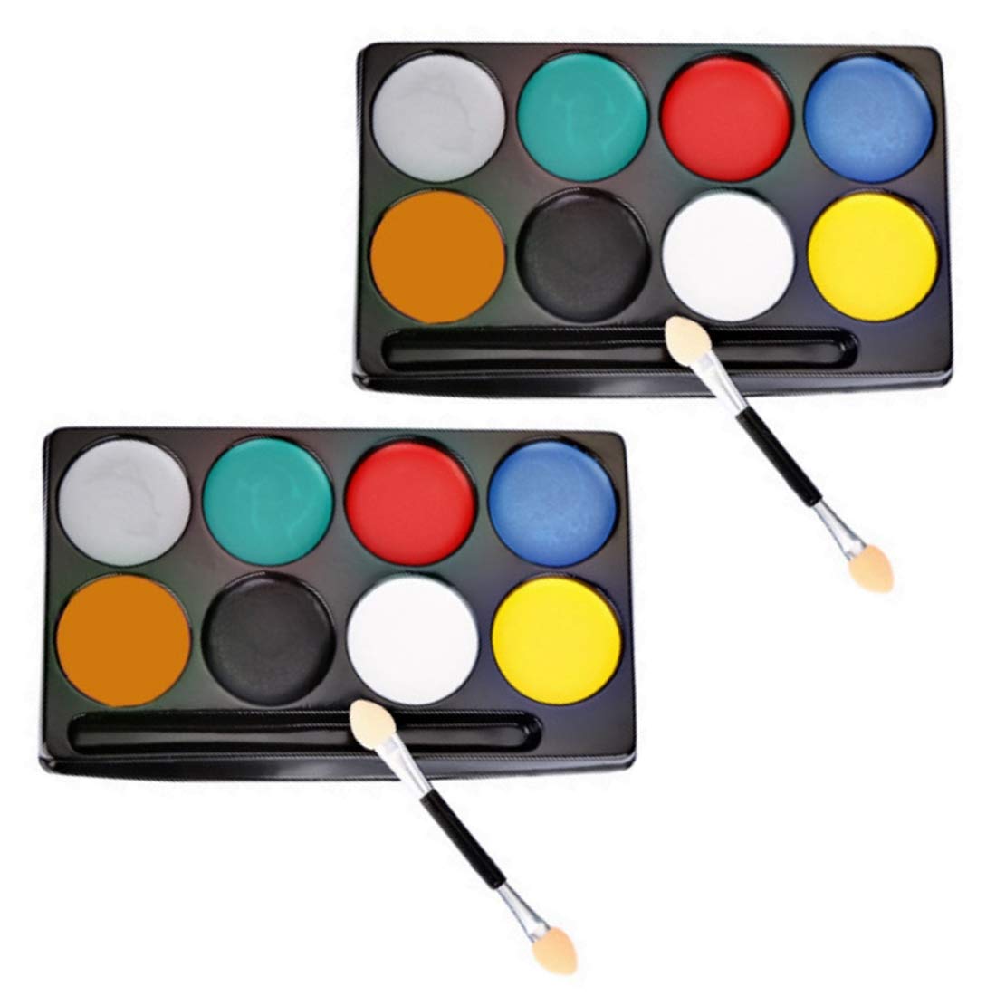 ボディ・フェイスペイント　パレット等 Amazon | 【Za-Bi (ザ-ビ) 】フェイスペイント ボディペイント【8色×2