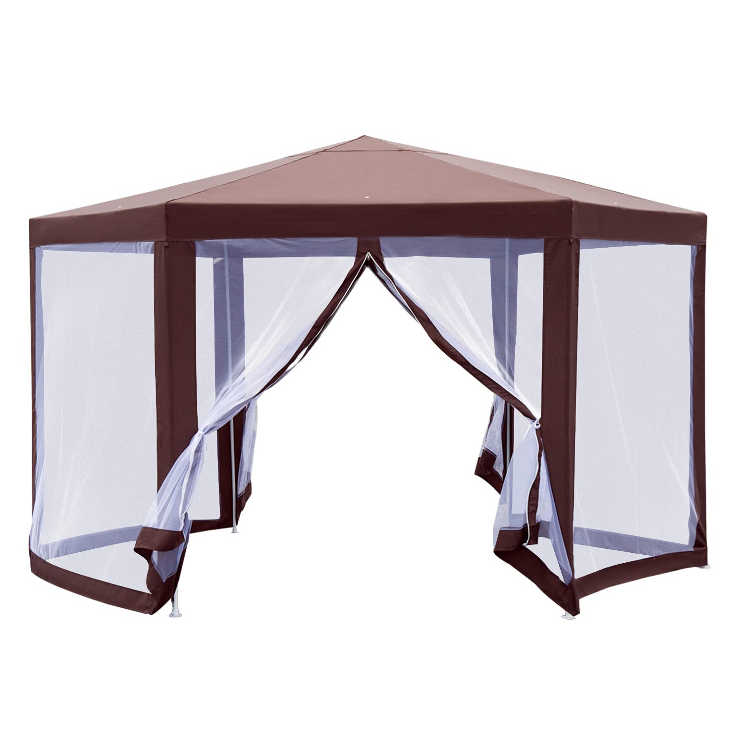 Buy Outsunny Hexagonal Garden Gazebo 