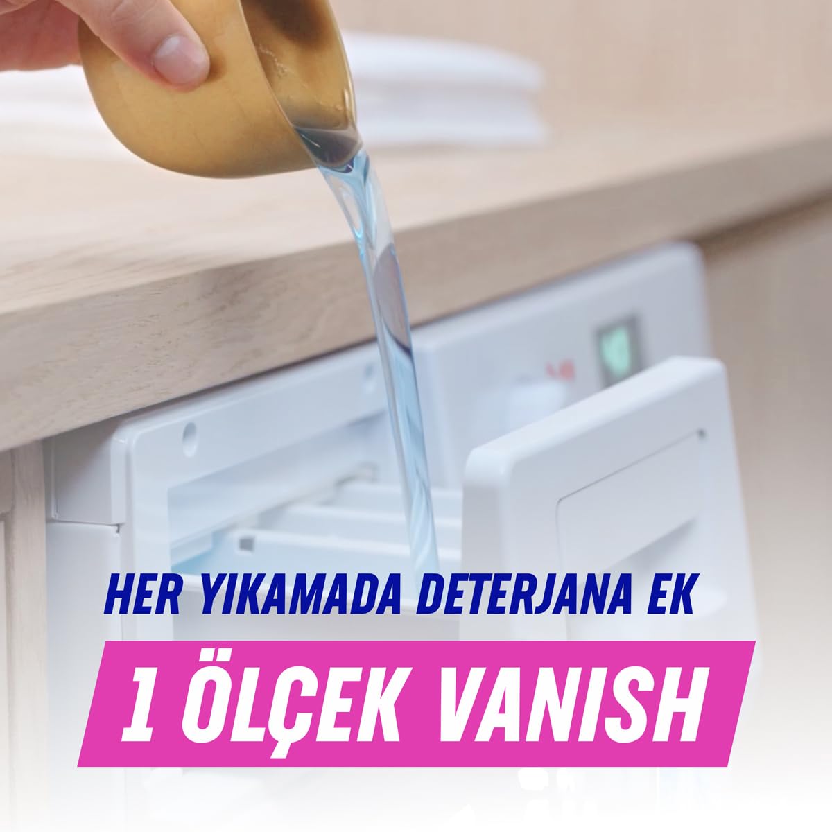 Vanish Kosla Multipower Beyazlar için Leke Çıkarıcı ve Çamaşır Deterjanı Güçlendirici Sıvı (1 x 1000 ml)