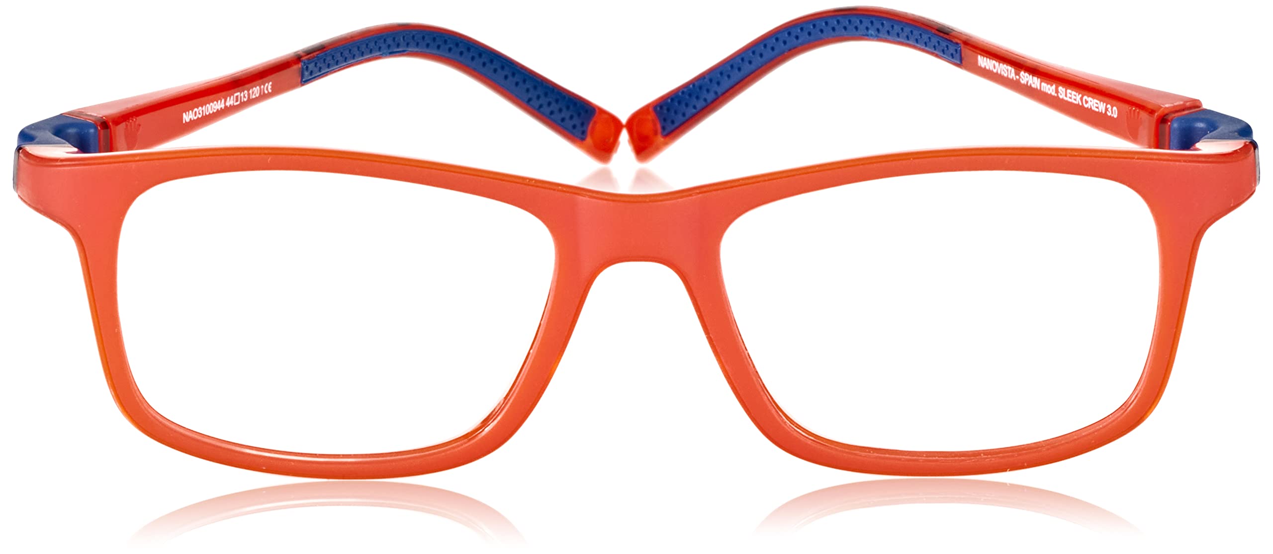NANOVISTA Sleek Crew 3.0 Okulary przeciwsłoneczne dla dzieci, Dwukolorowy czerwony matowy/niebieski, 48