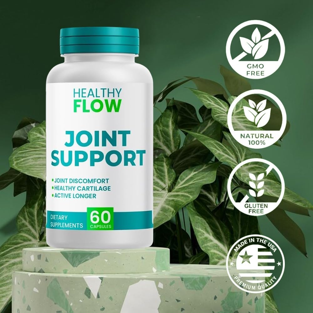 (3 Pack) Healthy Flow Joint Support Capsules - All Natural Advanced Supplement - Official Healthyflow Pills for Daily Lifestyle (180 Capsules)