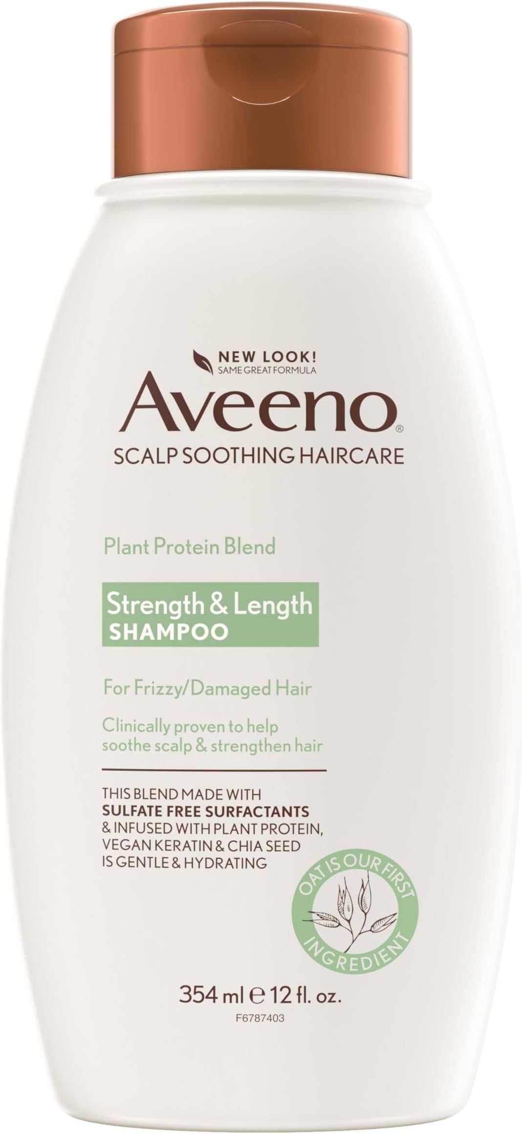 Plant Protein Blend Shampoo for Strong Healthy-Looking Hair, 12 fl oz