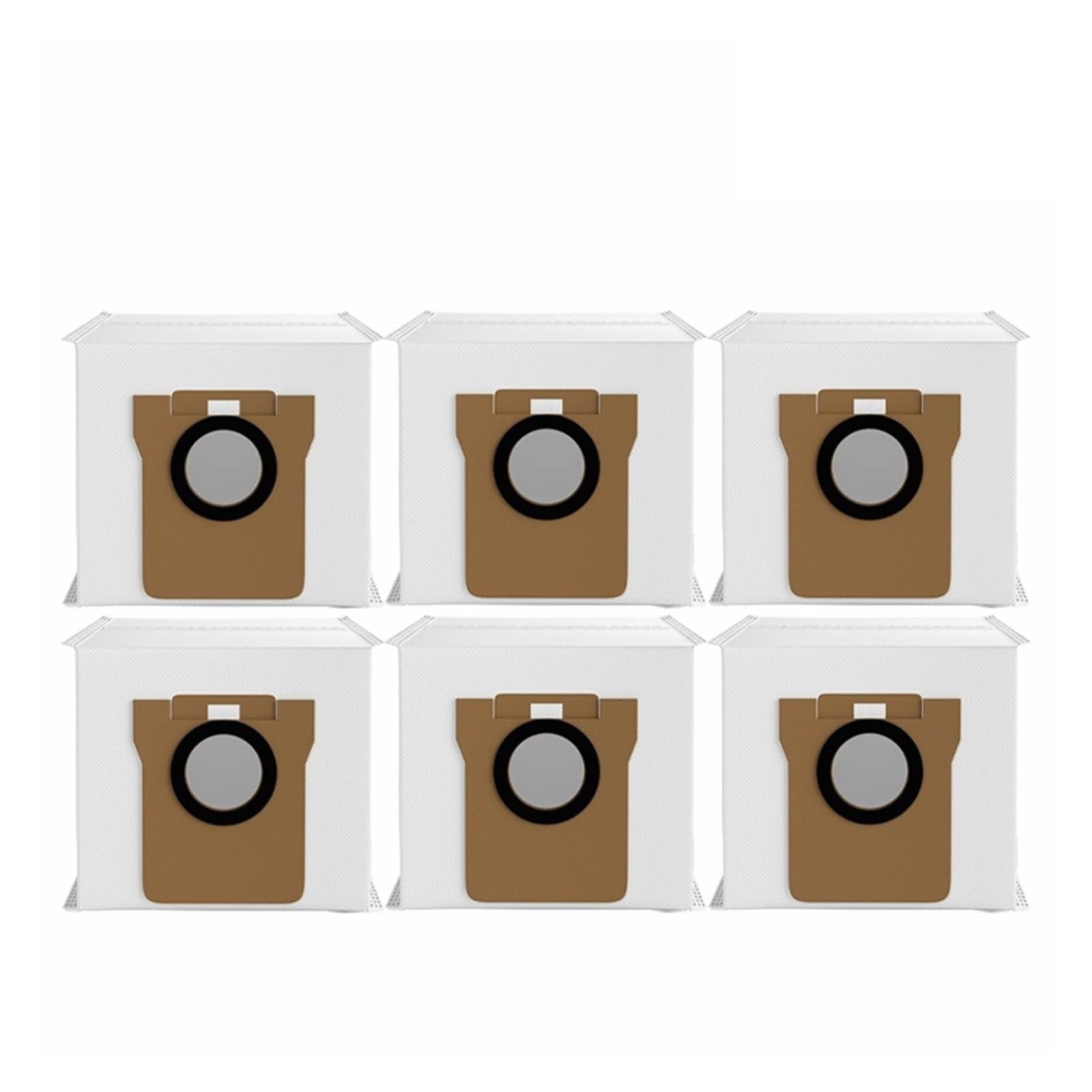 Kicici Compatible With Xiaomi Robot Vacuum X20 Max / X20 Pro Parts Accessories Main Brush Side Brush Hepa Filter Mop Cloth Dust Bag Replacement(Chocolate)