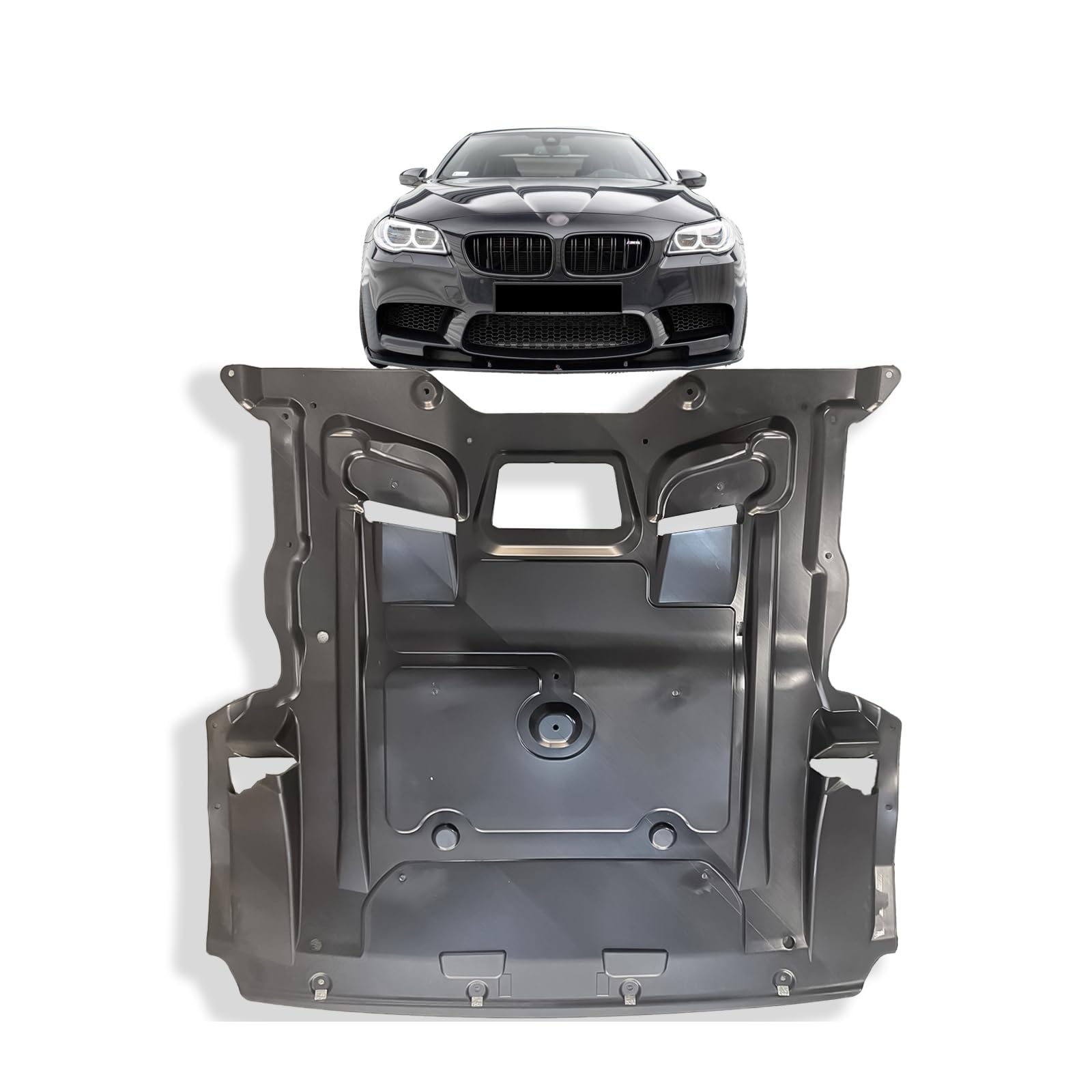 Sotto il coperchio del motore sottoscocca protezione antiruggine per serie 5 F10 F11 F07 10-16 51757185113