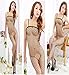 Sexy Women Fishnet Bodystocking Lingerie Chemise Sleeveless Nightwear (Black)