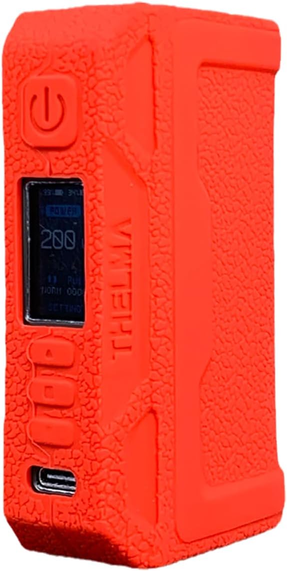 Silicone Case Compatible with Lost Vape Thelema Quest 200W Mod Kit | Protective, Durable Skin, Sleeve, Cover, Wrap, Gel, Case, shield (Red)