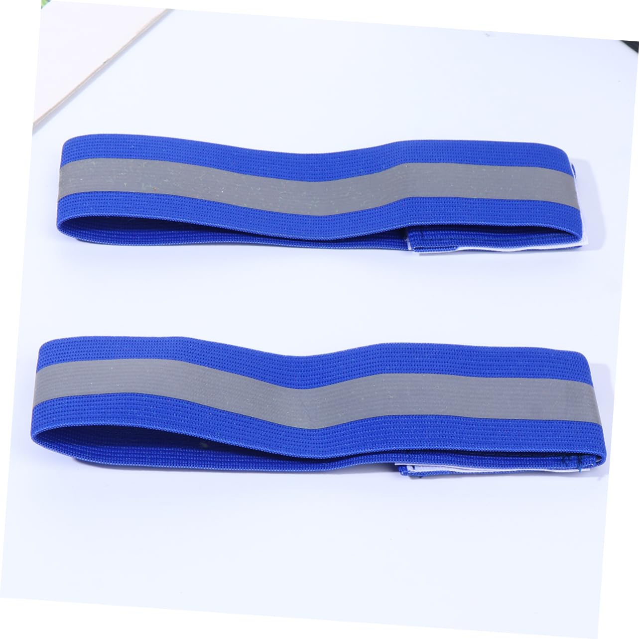 BESPORTBLE 36pièces Brassards Réfléchissants Lumineux Set pour Course Jogging Cyclisme Accessoires De Sécurité Extérieure Bleu